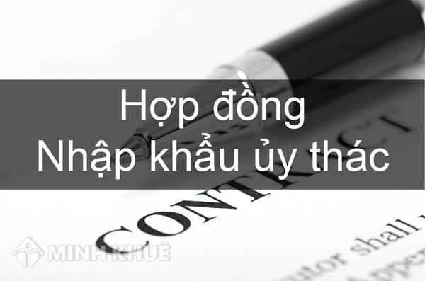 Mẫu hợp đồng uỷ thác XNK